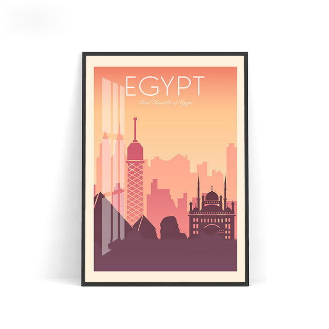 Fashion Travel Printing Posters Canvas Paintings - Grand Goldman