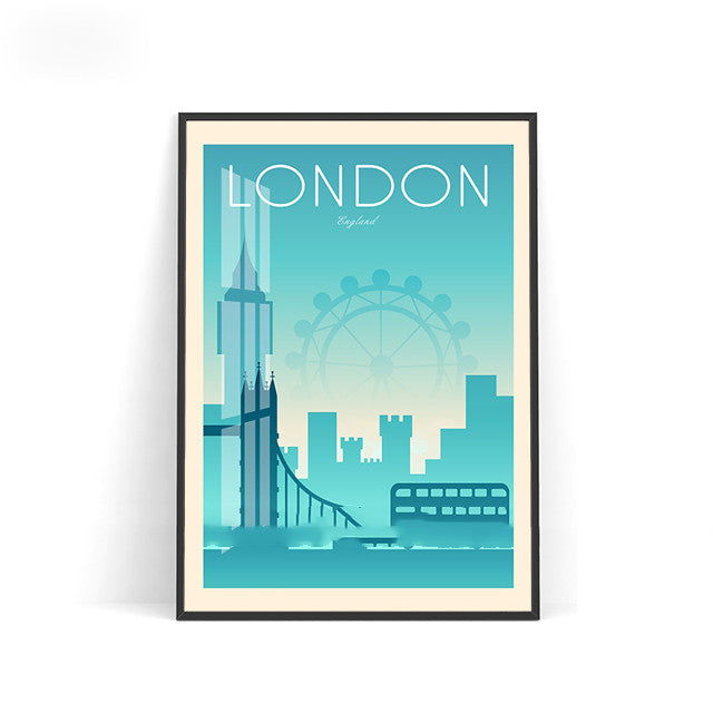 Fashion Travel Printing Posters Canvas Paintings - Grand Goldman