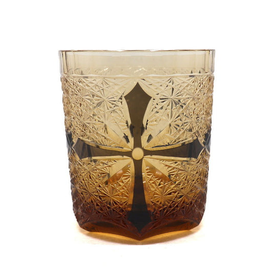 Fashionable Hand-carved Whiskey Crystal Glass - Grand Goldman