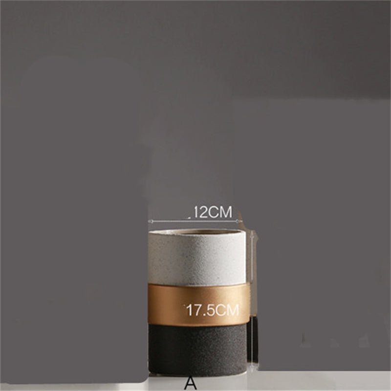 Fashionable Nordic Creative Ceramic Vase - Grand Goldman