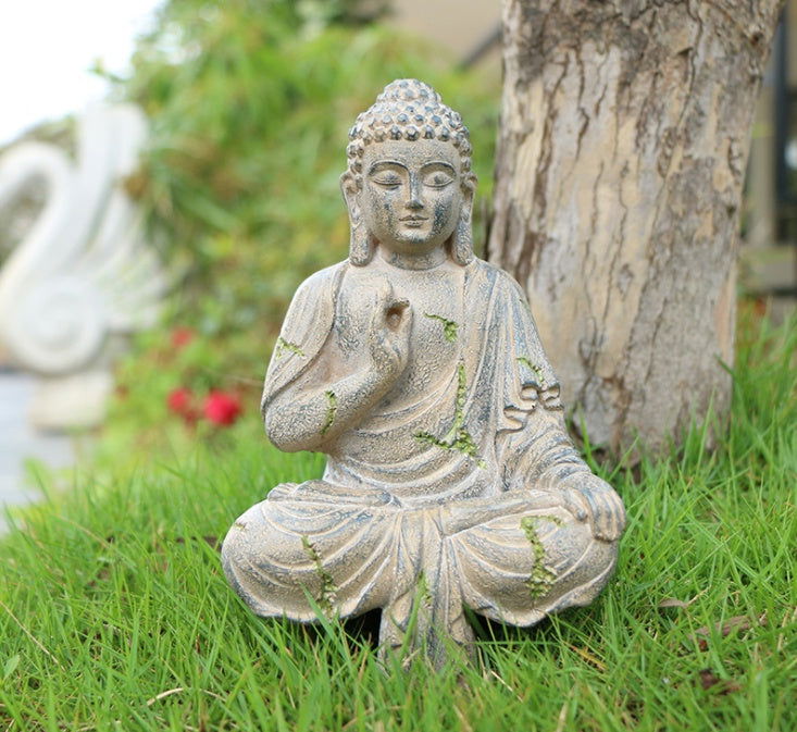 Fashionable Sleeping Buddha Decoration Garden Statue Crafts - Grand Goldman