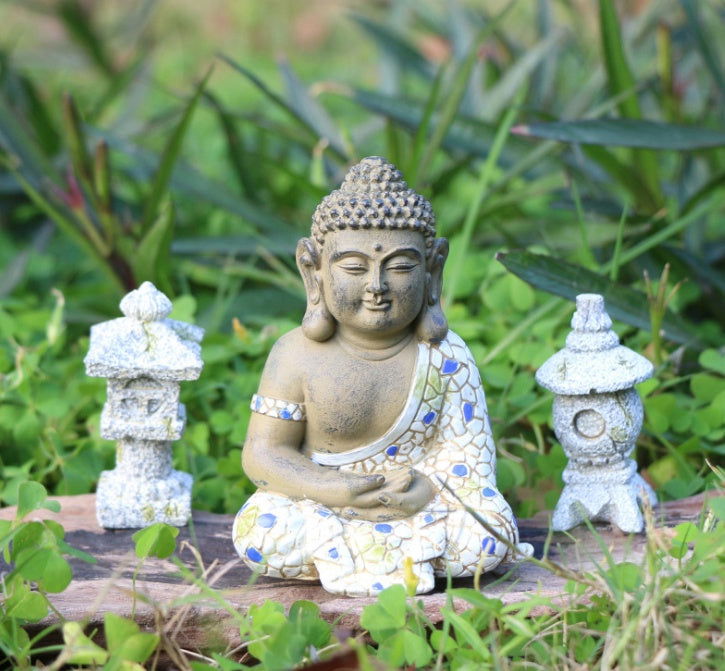 Fashionable Sleeping Buddha Decoration Garden Statue Crafts - Grand Goldman