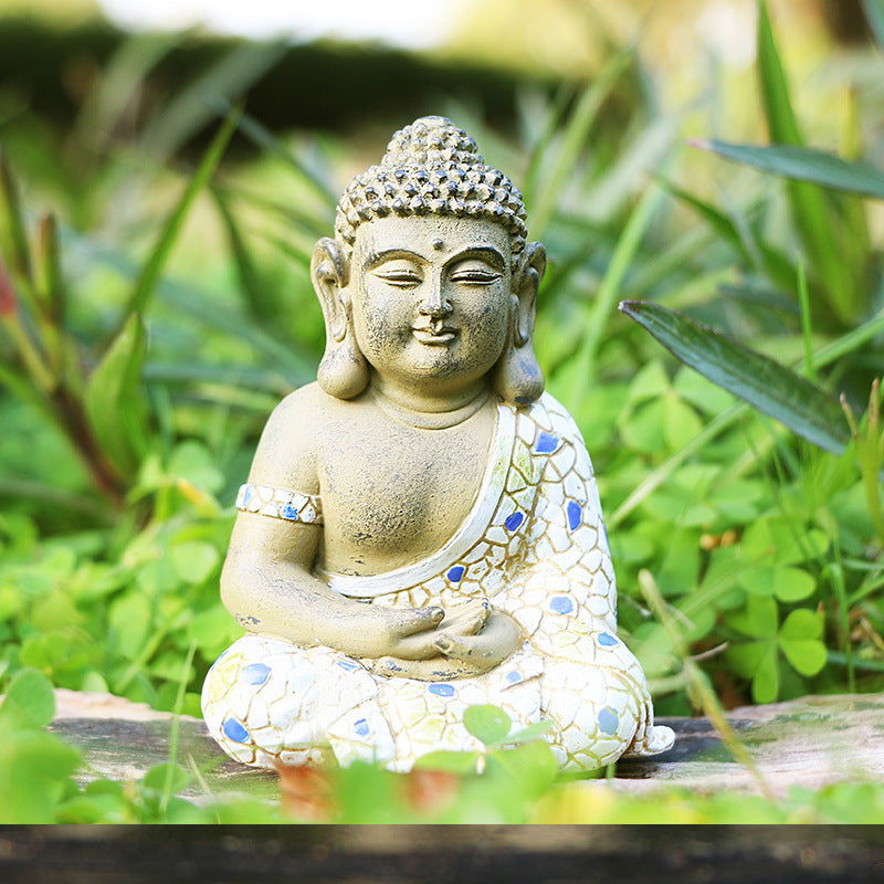 Fashionable Sleeping Buddha Decoration Garden Statue Crafts - Grand Goldman