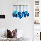 Feather Handmade Cotton Rope Tapestry Material Bag Wall Hanging Leaves - Grand Goldman