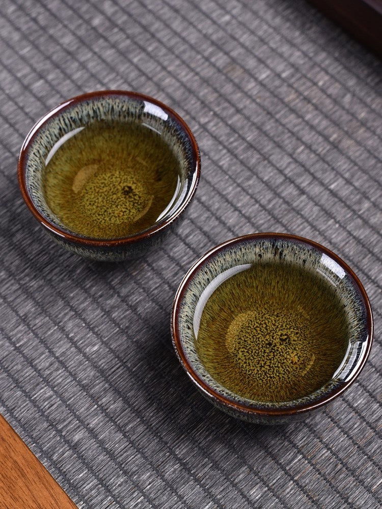 Flambe Jian Ware Kung Fu Tea Set Suit - Grand Goldman