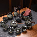 Flambe Jian Ware Kung Fu Tea Set Suit - Grand Goldman