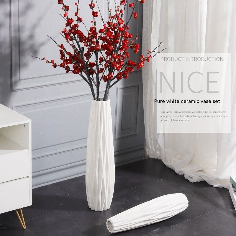 Floor Creative Flower Arrangement Ceramic Vase - Grand Goldman