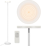 Floor Lamp, 2400LM Super Bright LED Lamps for Living Room 250W Equivalent, Tall Standing Lamp with Remote/Touch Control, Torchiere Bedroom Lamp with 2700K-6500K Stepless Dimmable for Modern Room Decor - Grand Goldman