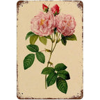 Flowers Lily Roses lavenders Bloom Metal Tin Signs Posters Plate Wall Decor for Bars Man Cave Cafe Clubs Retro Posters Plaque - Grand Goldman