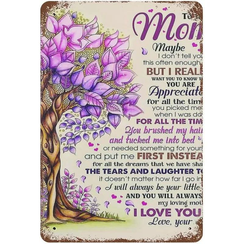 Flowers Lily Roses lavenders Bloom Metal Tin Signs Posters Plate Wall Decor for Bars Man Cave Cafe Clubs Retro Posters Plaque - Grand Goldman