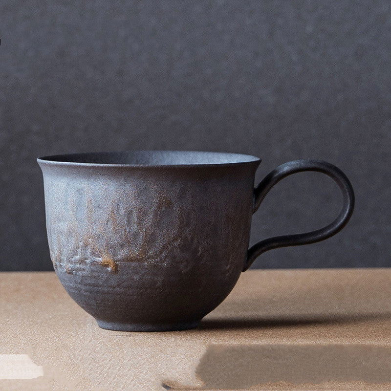 Flowing Year Coffee Cup Japanese Exquisite Cup And Saucer Set Creative Gilt Retro Mug Tea Cup Home - Grand Goldman