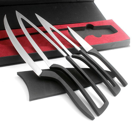 Four-piece Set Of Stainless Steel  Integrated Knives - Grand Goldman