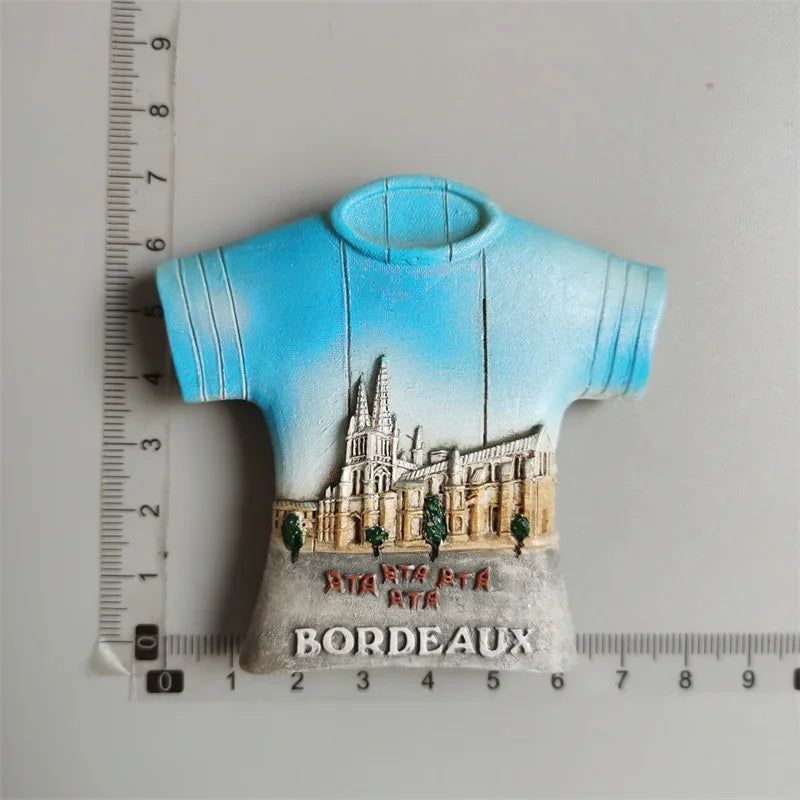 France  Paris Fridge Magnet Souvenir Carcassonne Cannes Imanes Para Riviera Arch of Triumph NICE Magnetic Stickers Home Decor - Grand Goldman