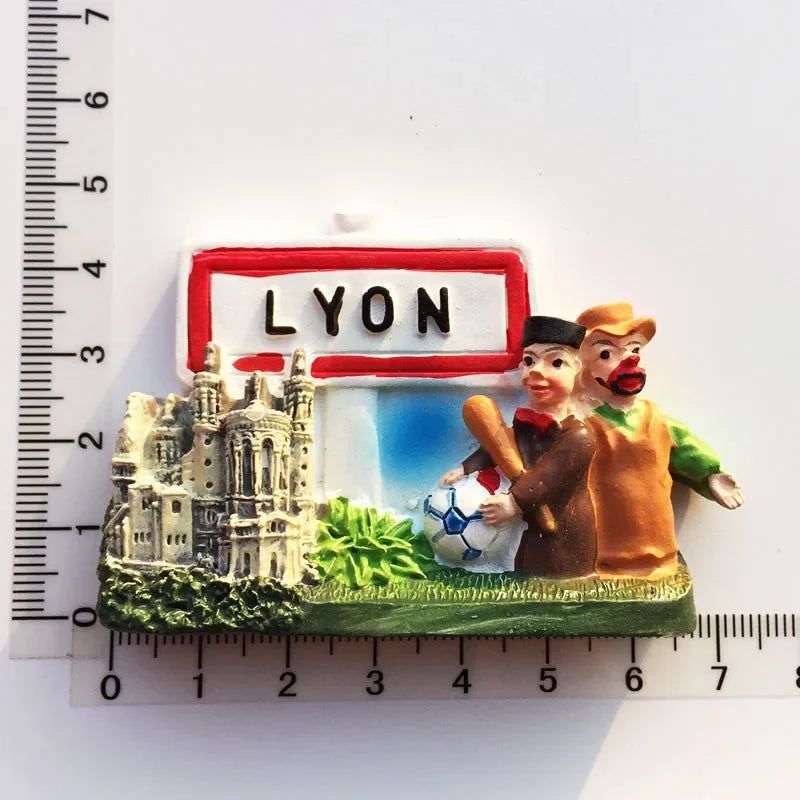 France  Paris Fridge Magnet Souvenir Carcassonne Cannes Imanes Para Riviera Arch of Triumph NICE Magnetic Stickers Home Decor - Grand Goldman