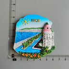 France  Paris Fridge Magnet Souvenir Carcassonne Cannes Imanes Para Riviera Arch of Triumph NICE Magnetic Stickers Home Decor - Grand Goldman