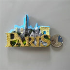 France  Paris Fridge Magnet Souvenir Carcassonne Cannes Imanes Para Riviera Arch of Triumph NICE Magnetic Stickers Home Decor - Grand Goldman