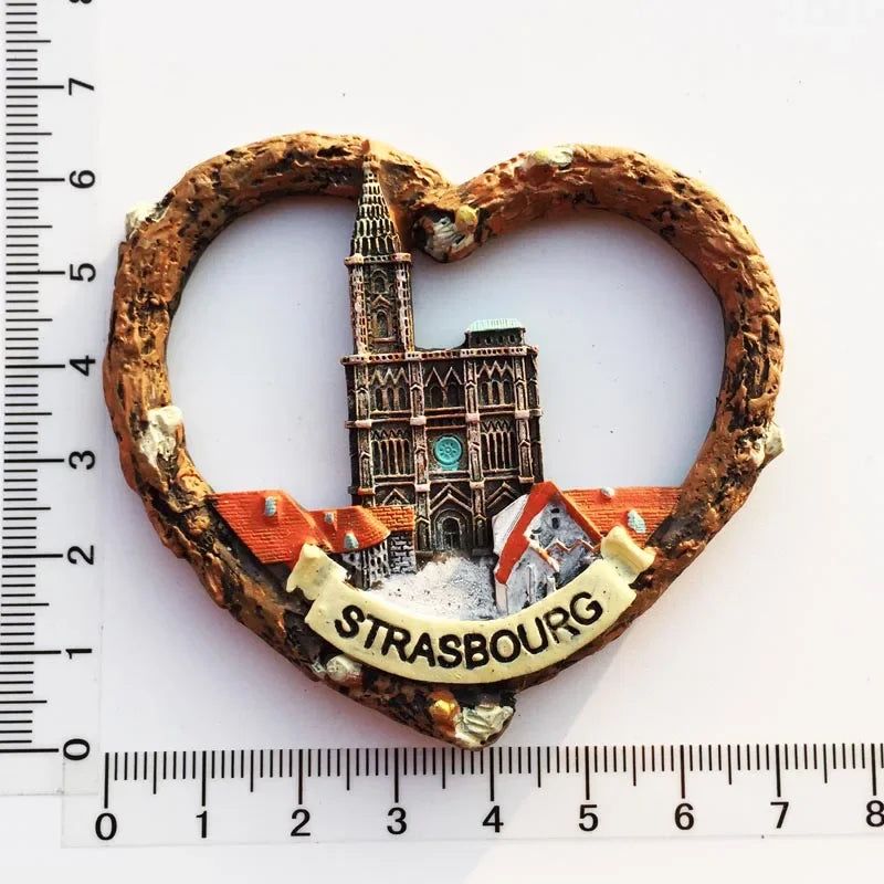 France  Paris Fridge Magnet Souvenir Carcassonne Cannes Imanes Para Riviera Arch of Triumph NICE Magnetic Stickers Home Decor - Grand Goldman