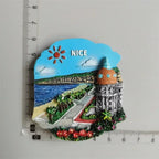 France Tourist Souvenir Fridge Magnets Cannes Nice Blue Coast Kurt Azur Menton Resin Magnetic Refrigerator sticker Colletion - Grand Goldman