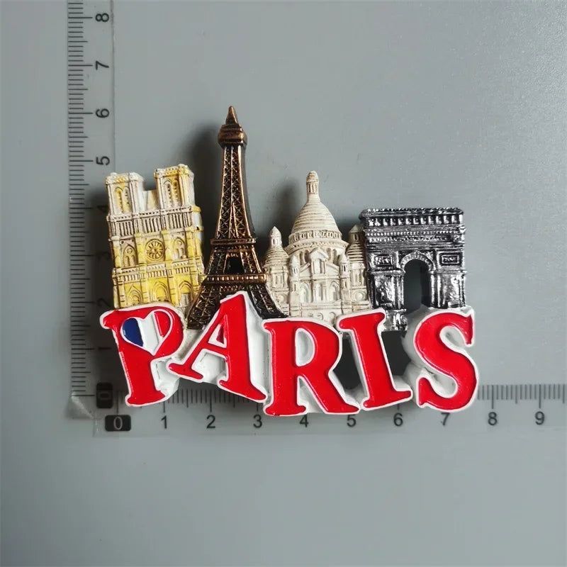 France Tourist Souvenir Fridge Magnets Cannes Nice Blue Coast Kurt Azur Menton Resin Magnetic Refrigerator sticker Colletion - Grand Goldman