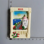France Tourist Souvenir Fridge Magnets Cannes Nice Blue Coast Kurt Azur Menton Resin Magnetic Refrigerator sticker Colletion - Grand Goldman
