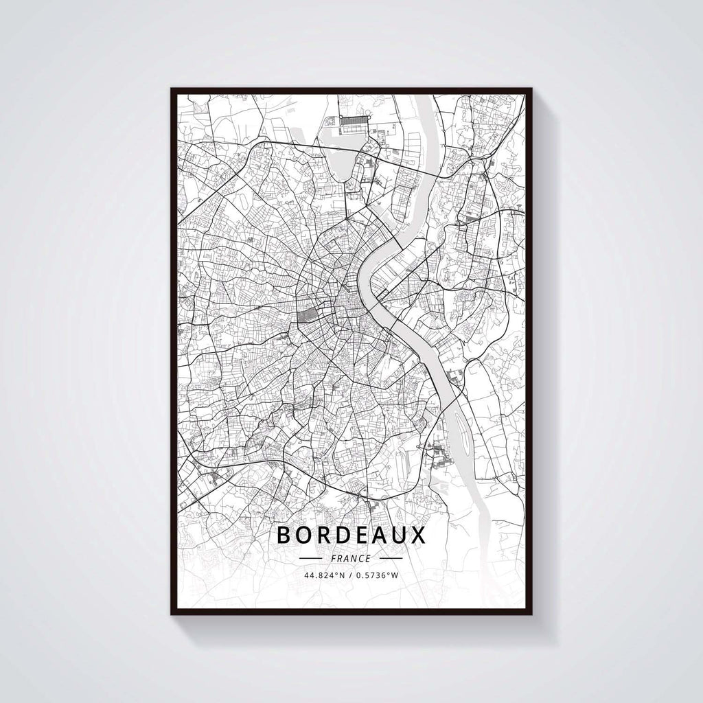 France City Map Poster Provence Canvas Painting - Grand Goldman