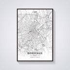 France City Map Poster Provence Canvas Painting - Grand Goldman