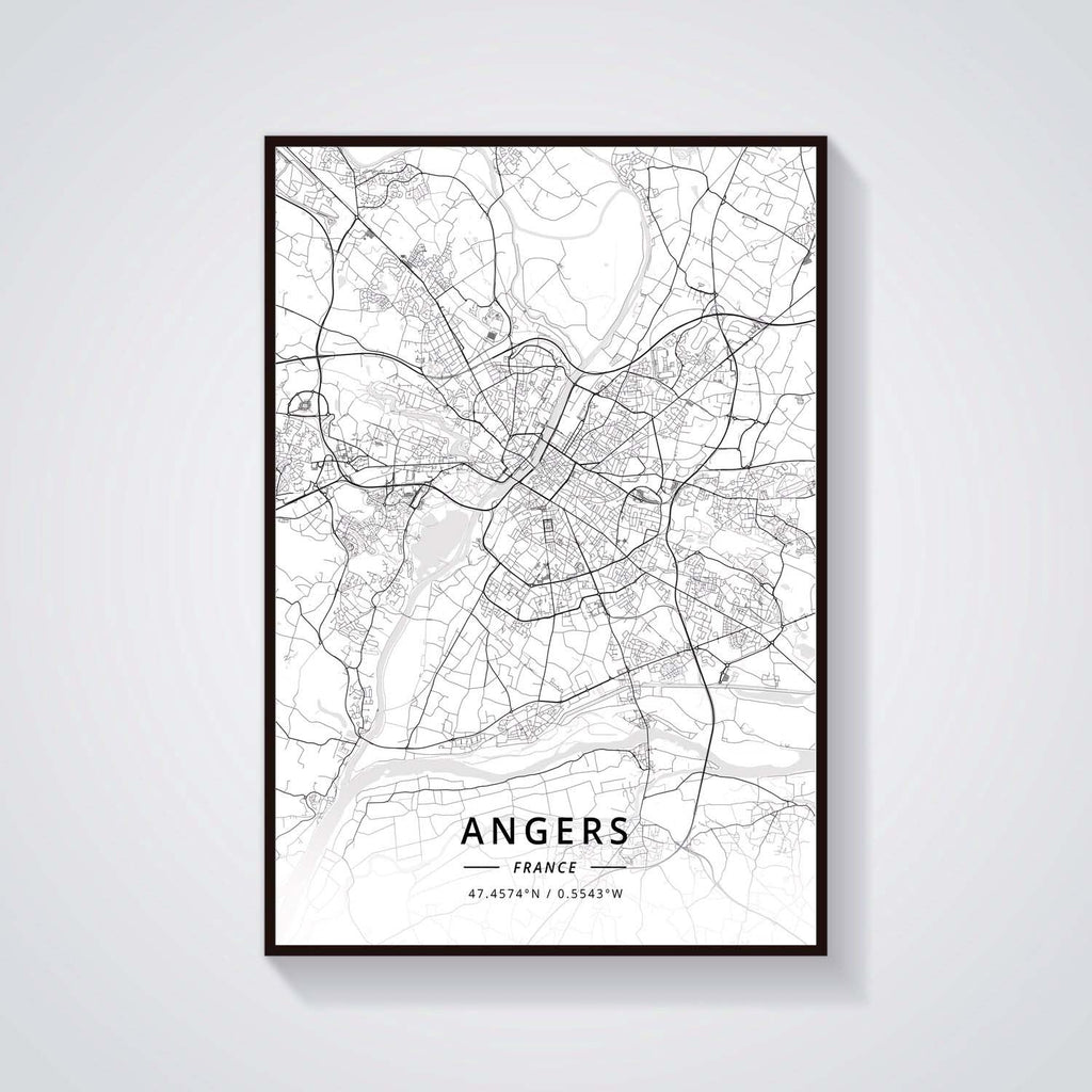 France City Map Poster Provence Canvas Painting - Grand Goldman