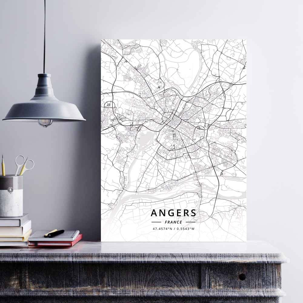 France City Map Poster Provence Canvas Painting - Grand Goldman