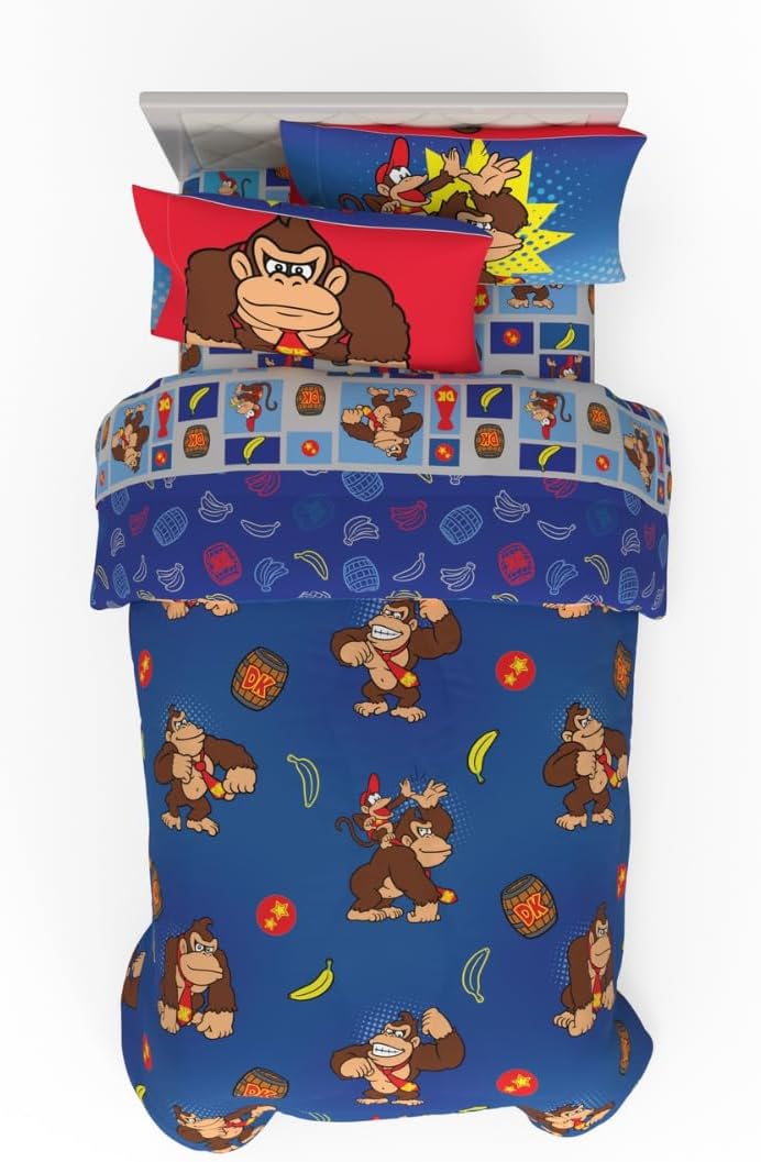 Franco Peanuts & Snoopy Classic Pals Super Soft Comforter and Sheet Set, 5 Piece Queen Size, (Official Licensed Product) Collectibles - Grand Goldman
