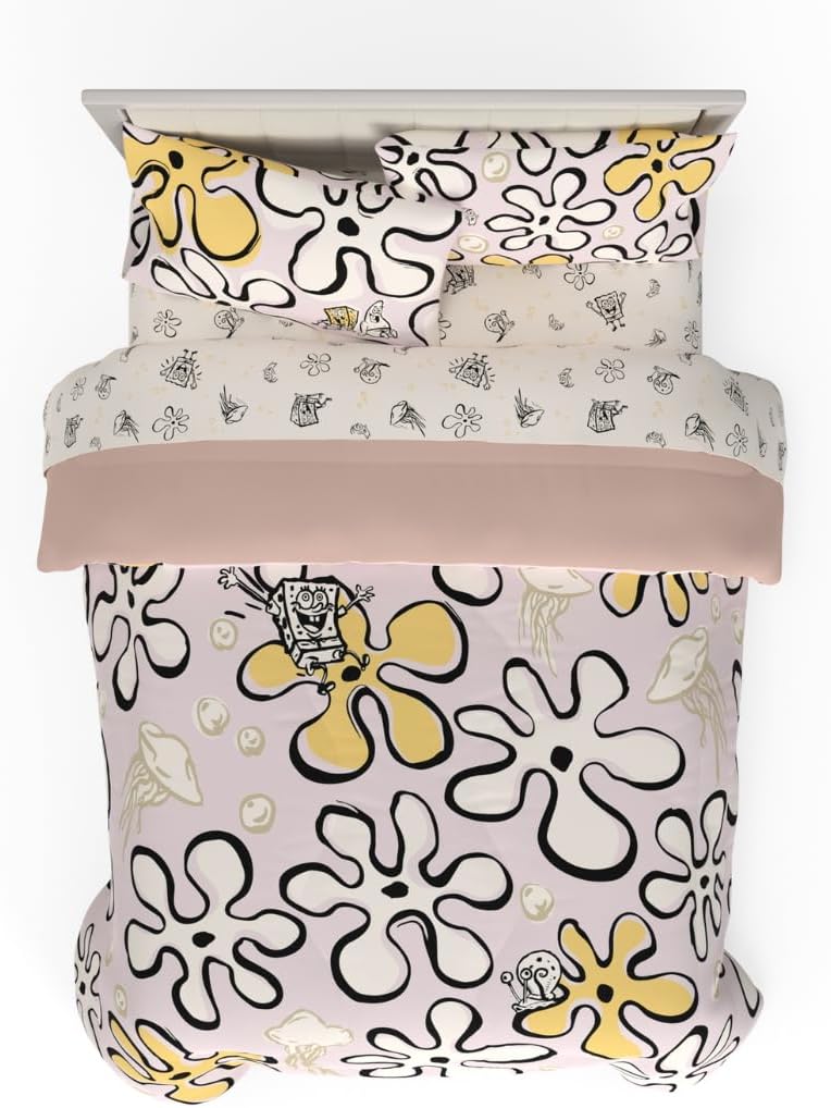 Franco Peanuts & Snoopy Classic Pals Super Soft Comforter and Sheet Set, 5 Piece Queen Size, (Official Licensed Product) Collectibles - Grand Goldman