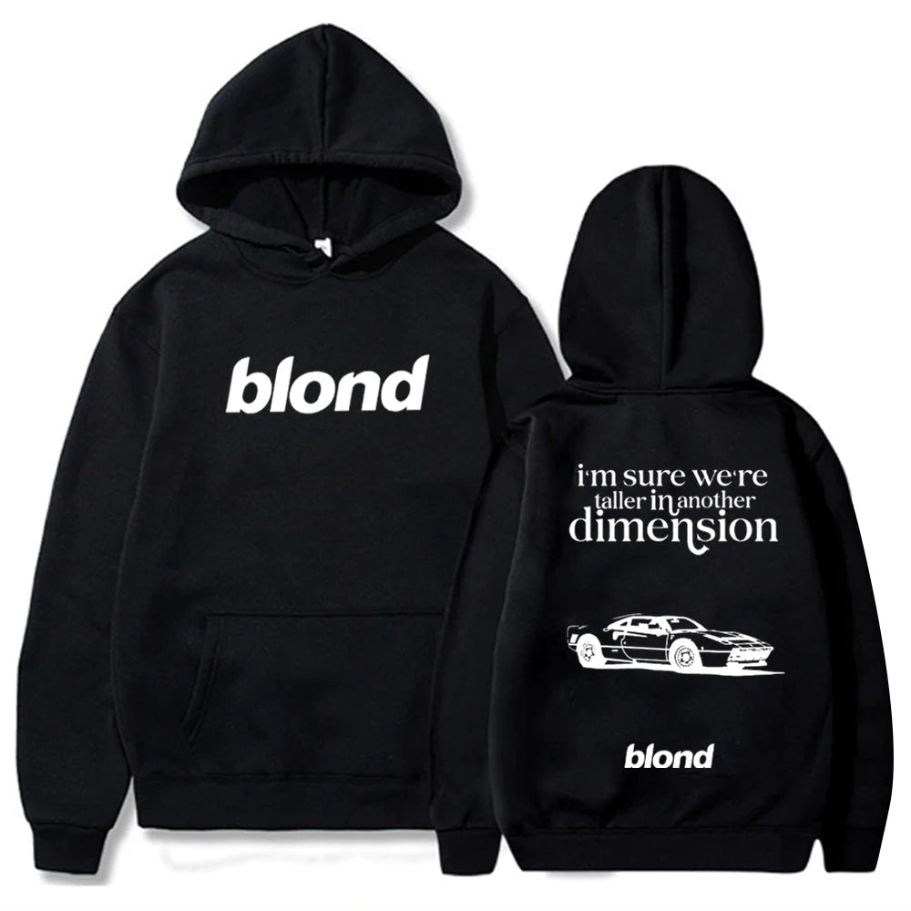 Frank Ocean Blond Album Hoodie Frank Ocean White Ferrari Music Women Men Harajuku Long Sleeve Sweatshirts - Grand Goldman