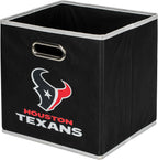 Franklin Sports NFL Storage Bins - Collapsible Cube Container + Storage Basket - NFL Office, Bedroom + Living Room Décor - 11"x11" - Grand Goldman