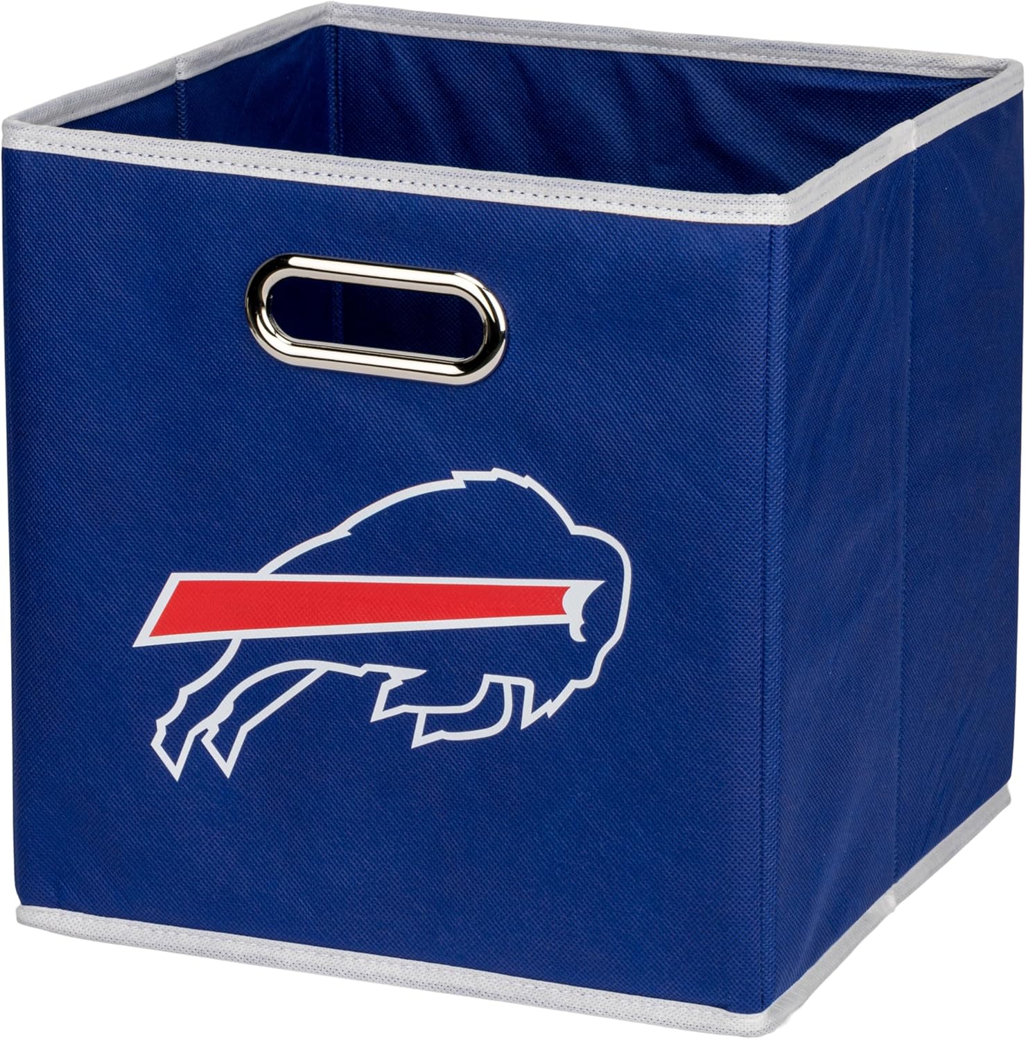 Franklin Sports NFL Storage Bins - Collapsible Cube Container + Storage Basket - NFL Office, Bedroom + Living Room Décor - 11"x11" - Grand Goldman
