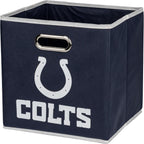 Franklin Sports NFL Storage Bins - Collapsible Cube Container + Storage Basket - NFL Office, Bedroom + Living Room Décor - 11"x11" - Grand Goldman