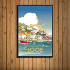 French Canvas Painting Vintage City Travel Landscape Poster - Grand Goldman