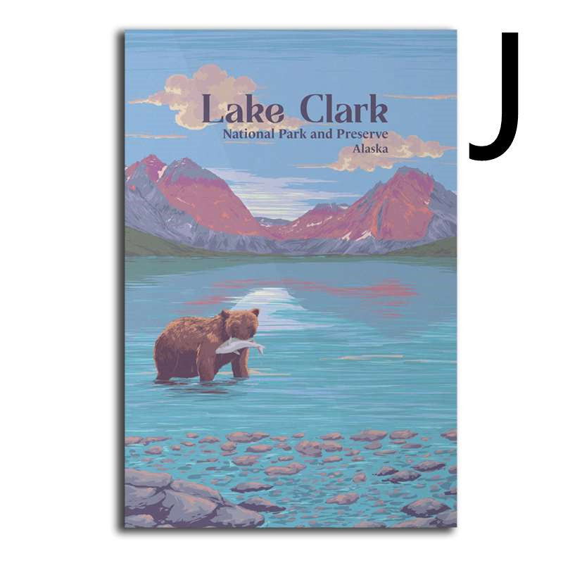 French Mountain Ski Resort Canvas Poster - Grand Goldman