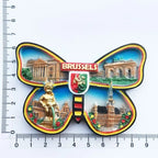 Fridge Magnet Brussels India Cuenca Athens Germany Belgium Romania Ronda Spain Manchester Crimea Holland Magnetic Sticker Decor - Grand Goldman