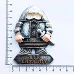 Fridge Magnet Brussels India Cuenca Athens Germany Belgium Romania Ronda Spain Manchester Crimea Holland Magnetic Sticker Decor - Grand Goldman