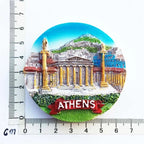 Fridge Magnet Brussels India Cuenca Athens Germany Belgium Romania Ronda Spain Manchester Crimea Holland Magnetic Sticker Decor - Grand Goldman