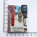 Fridge Magnet Brussels India Cuenca Athens Germany Belgium Romania Ronda Spain Manchester Crimea Holland Magnetic Sticker Decor - Grand Goldman
