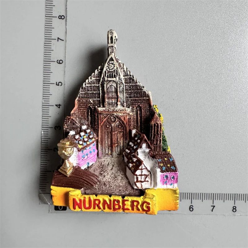 Fridge Magnet Brussels India Cuenca Athens Germany Belgium Romania Ronda Spain Manchester Crimea Holland Magnetic Sticker Decor - Grand Goldman