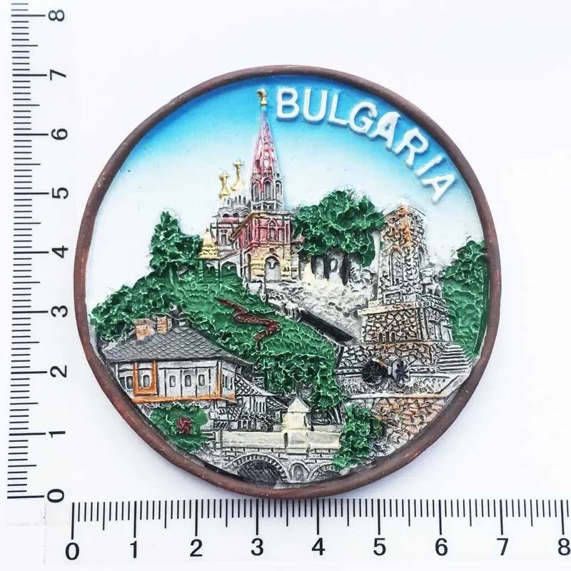 Fridge Magnet Brussels India Cuenca Athens Germany Belgium Romania Ronda Spain Manchester Crimea Holland Magnetic Sticker Decor - Grand Goldman