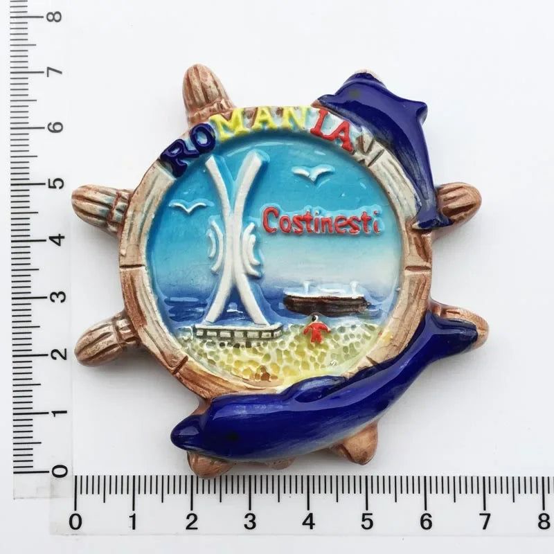 Fridge Magnet Brussels India Cuenca Athens Germany Belgium Romania Ronda Spain Manchester Crimea Holland Magnetic Sticker Decor - Grand Goldman