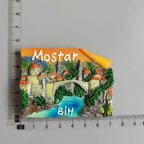 Fridge Magnet Korea Japan Thailand Cambodia Hawaii Iceland Berlin Mostar BIH Greece Stickers for Refrigerator HomeDecoration - Grand Goldman