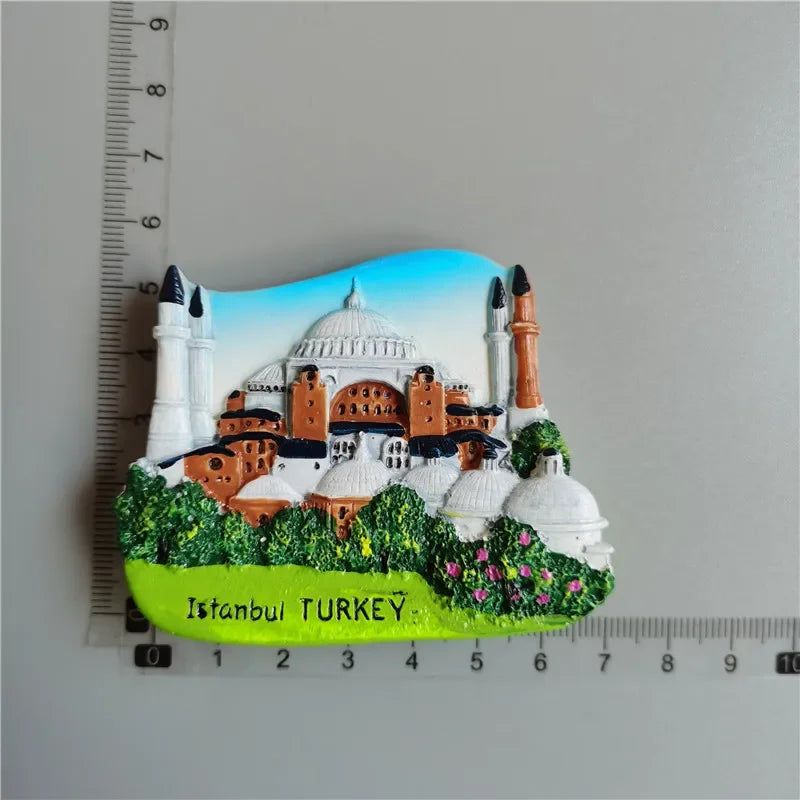 Fridge Magnet Korea Japan Thailand Cambodia Hawaii Iceland Berlin Mostar BIH Greece Stickers for Refrigerator HomeDecoration - Grand Goldman