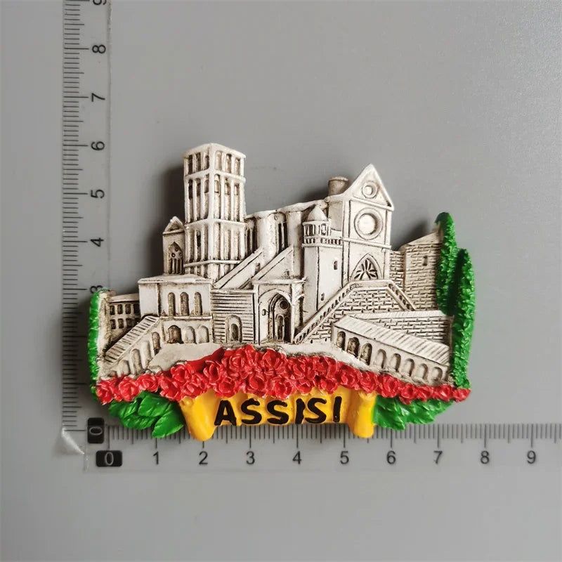 Fridge Magnet Tourist Souvenir Italy Malta Iceland Paris Tenerife Spain Greece Cyprus Riga Canada Home Decor fridge stickers - Grand Goldman