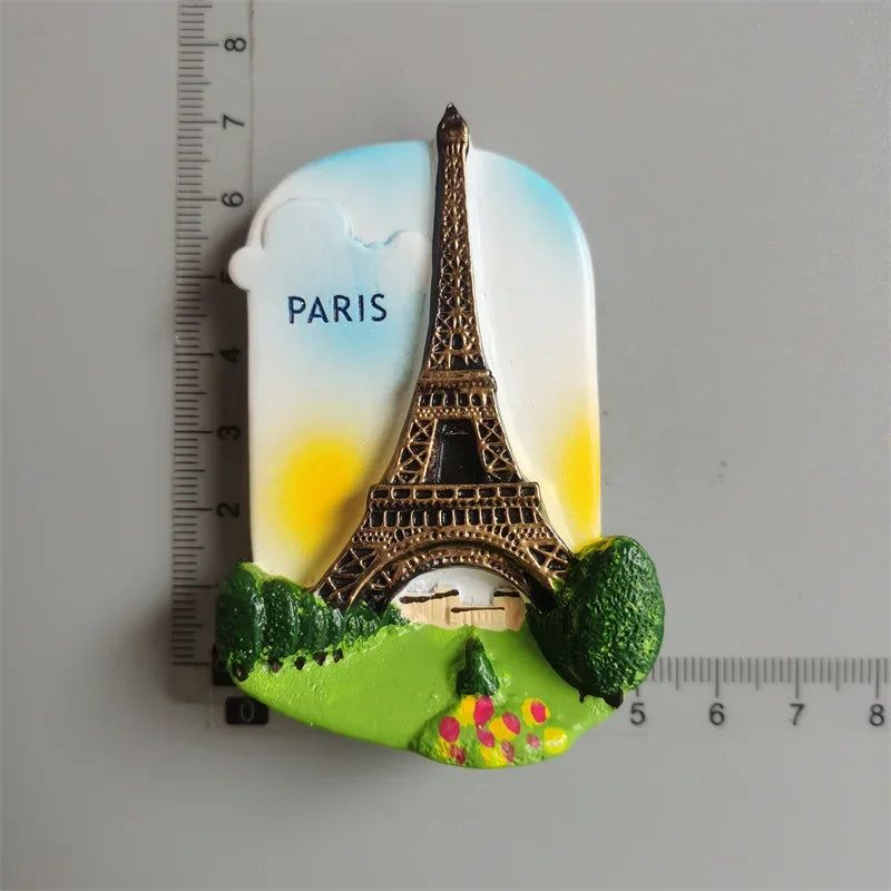 Fridge Magnet Tourist Souvenir Italy Malta Iceland Paris Tenerife Spain Greece Cyprus Riga Canada Home Decor fridge stickers - Grand Goldman