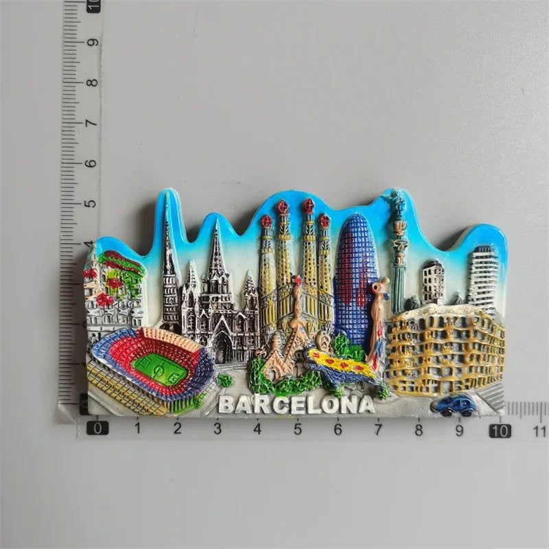 Fridge Magnet Tourist Souvenir Italy Malta Iceland Paris Tenerife Spain Greece Cyprus Riga Canada Home Decor fridge stickers - Grand Goldman