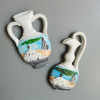 Fridge Magnet of Santorini CRETE Corfu Greece Tourist Souvenir Magnetic Stickers Fridge Magnets Imanes Nevera  Home Decor - Grand Goldman