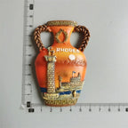 Fridge Magnet of Santorini CRETE Corfu Greece Tourist Souvenir Magnetic Stickers Fridge Magnets Imanes Nevera  Home Decor - Grand Goldman